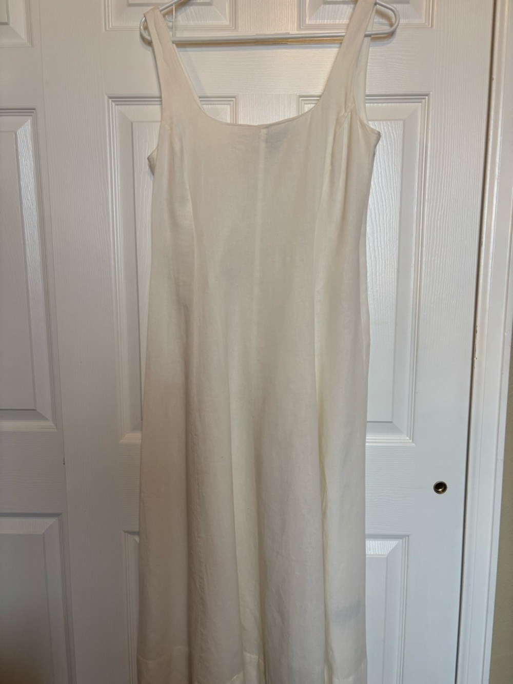 GAP Cream Linen Maxi Dress